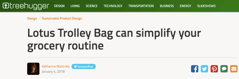 Lotus Trolley Bag can simplify your grocery routine