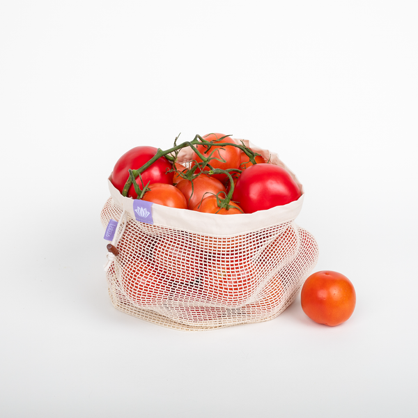Lotus Produce Bags in Cotton Set of Lotus Sustainables