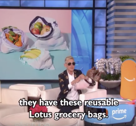 Lotus Produce Bags on Ellen!